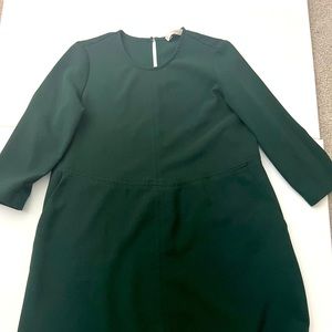 mango dress green short size 4